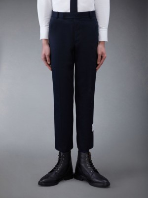 Thom Browne Cotton Twill Chino Hose Herren Blau | PYZ46X11198