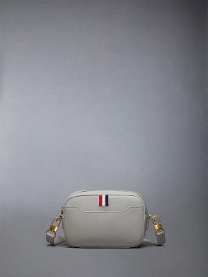 Thom Browne Horizontal Camera in Smooth Calf Werkzeugtaschen Herren Beige | MRH95E53247