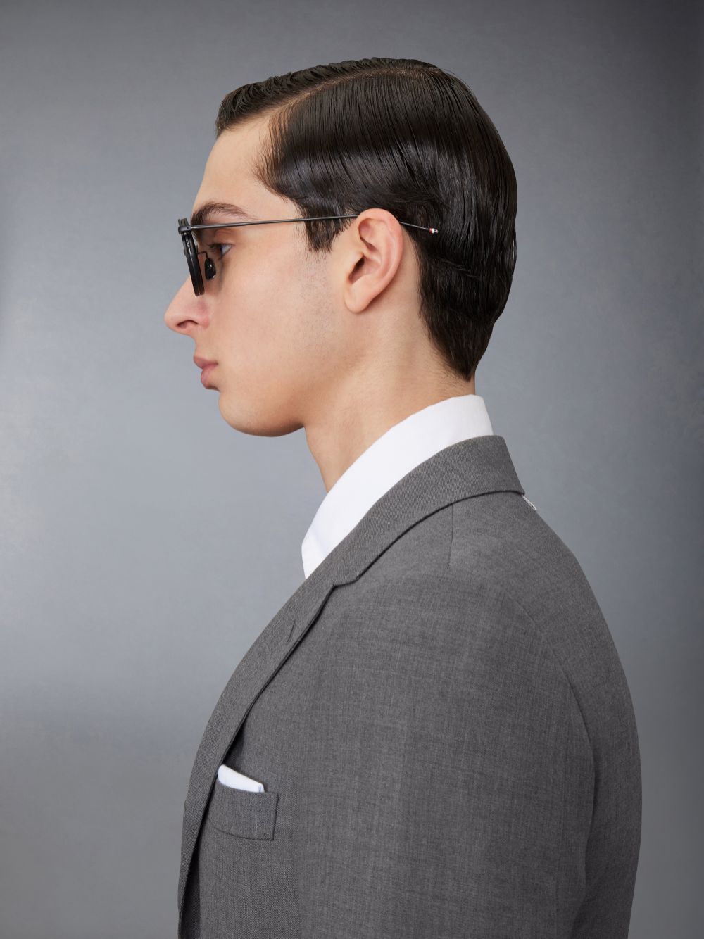 Thom Browne Acetate And Titanium Round Sonnenbrille Damen Schwarz | TJD78M51158