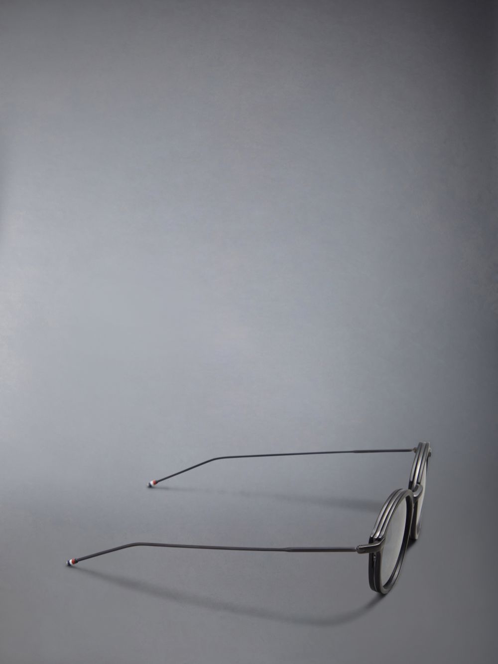 Thom Browne Acetate And Titanium Round Sonnenbrille Damen Schwarz | TJD78M51158