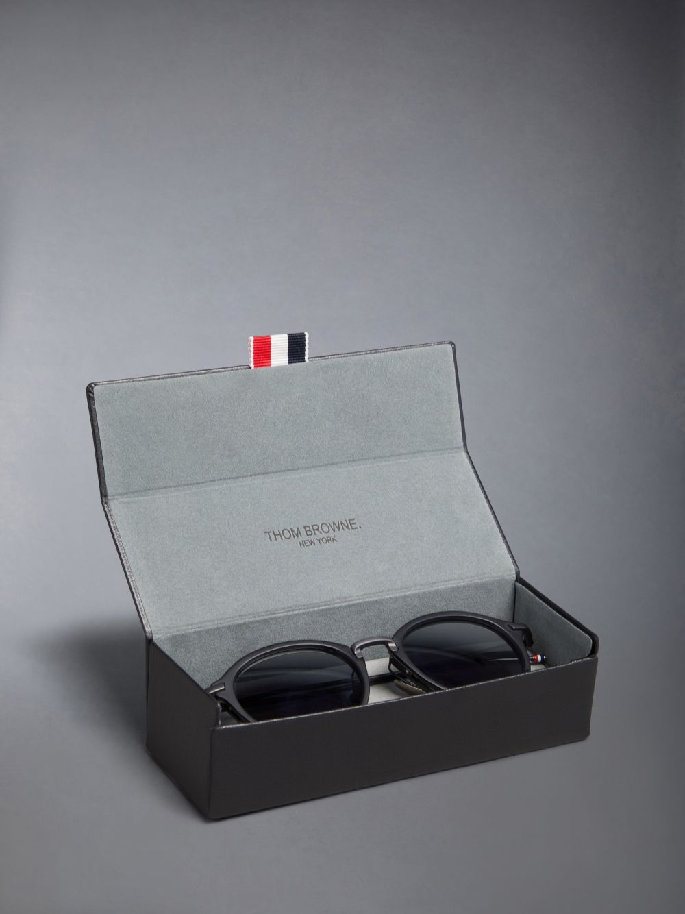 Thom Browne Acetate And Titanium Round Sonnenbrille Damen Schwarz | TJD78M51158