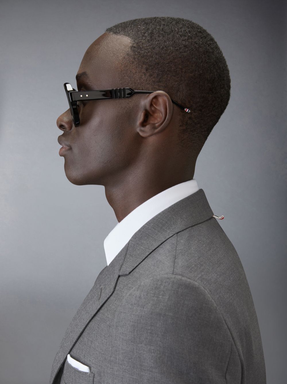 Thom Browne Acetate Aviator Sonnenbrille Damen Schwarz | EAK65M08615