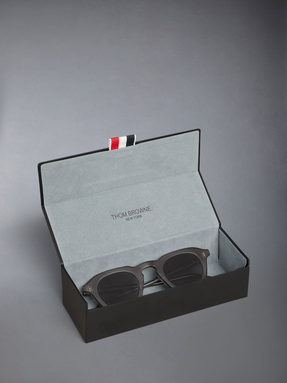 Thom Browne Acetate Oval Sonnenbrille Herren Grau | SIJ69B76792