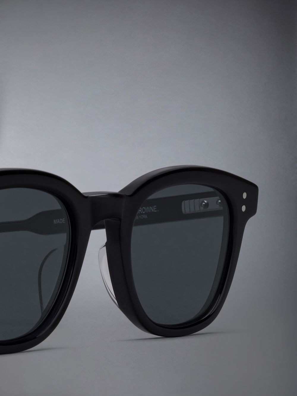 Thom Browne Acetate Rectangular Sonnenbrille Damen Schwarz | RCN43P10981