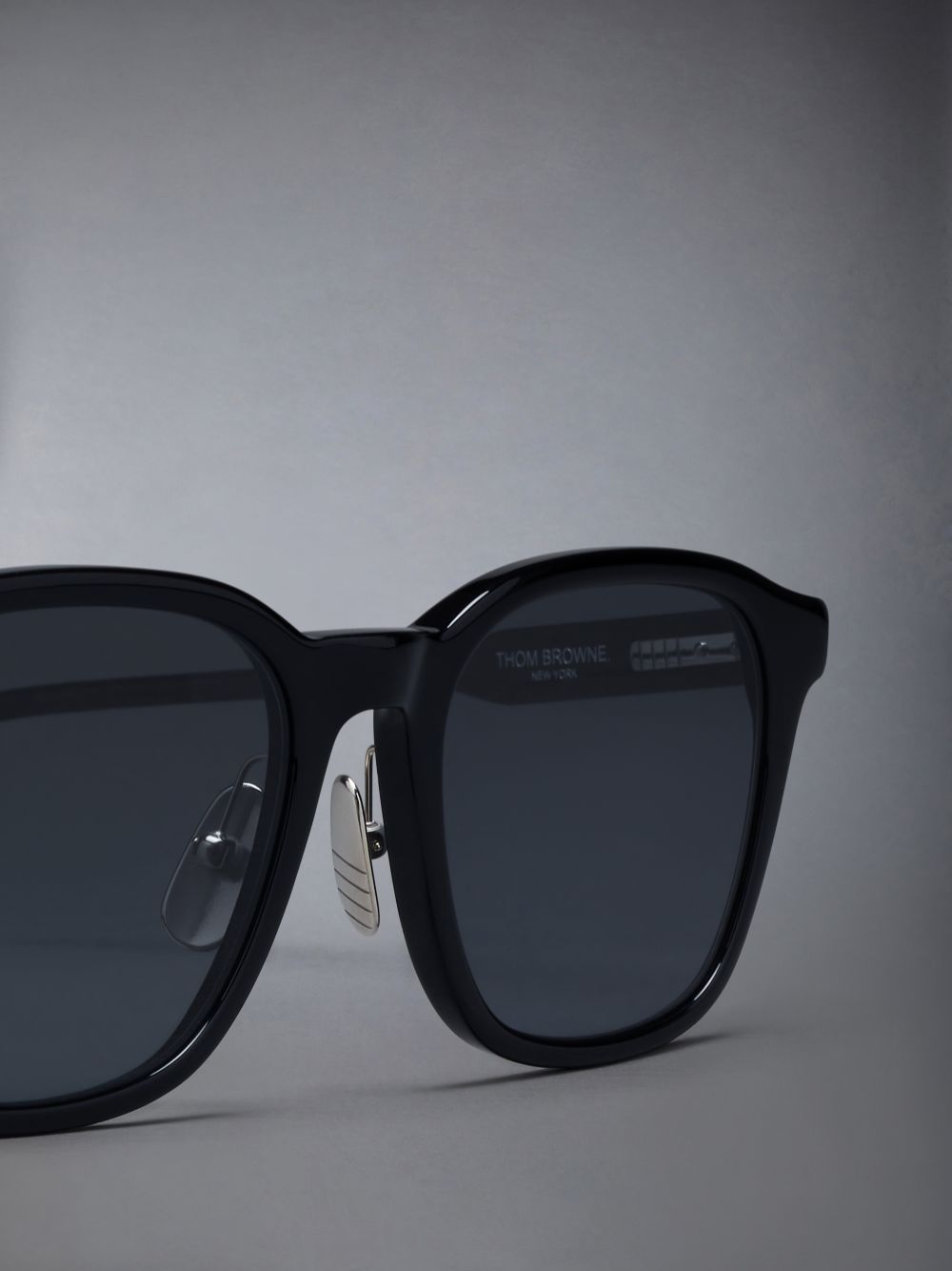 Thom Browne Acetate Rectangular Sonnenbrille Herren Schwarz | KHS60I40067