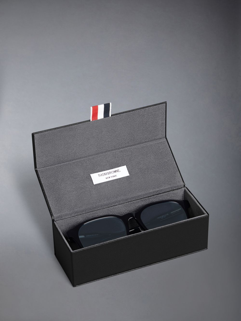 Thom Browne Acetate Rectangular Sonnenbrille Herren Schwarz | KHS60I40067