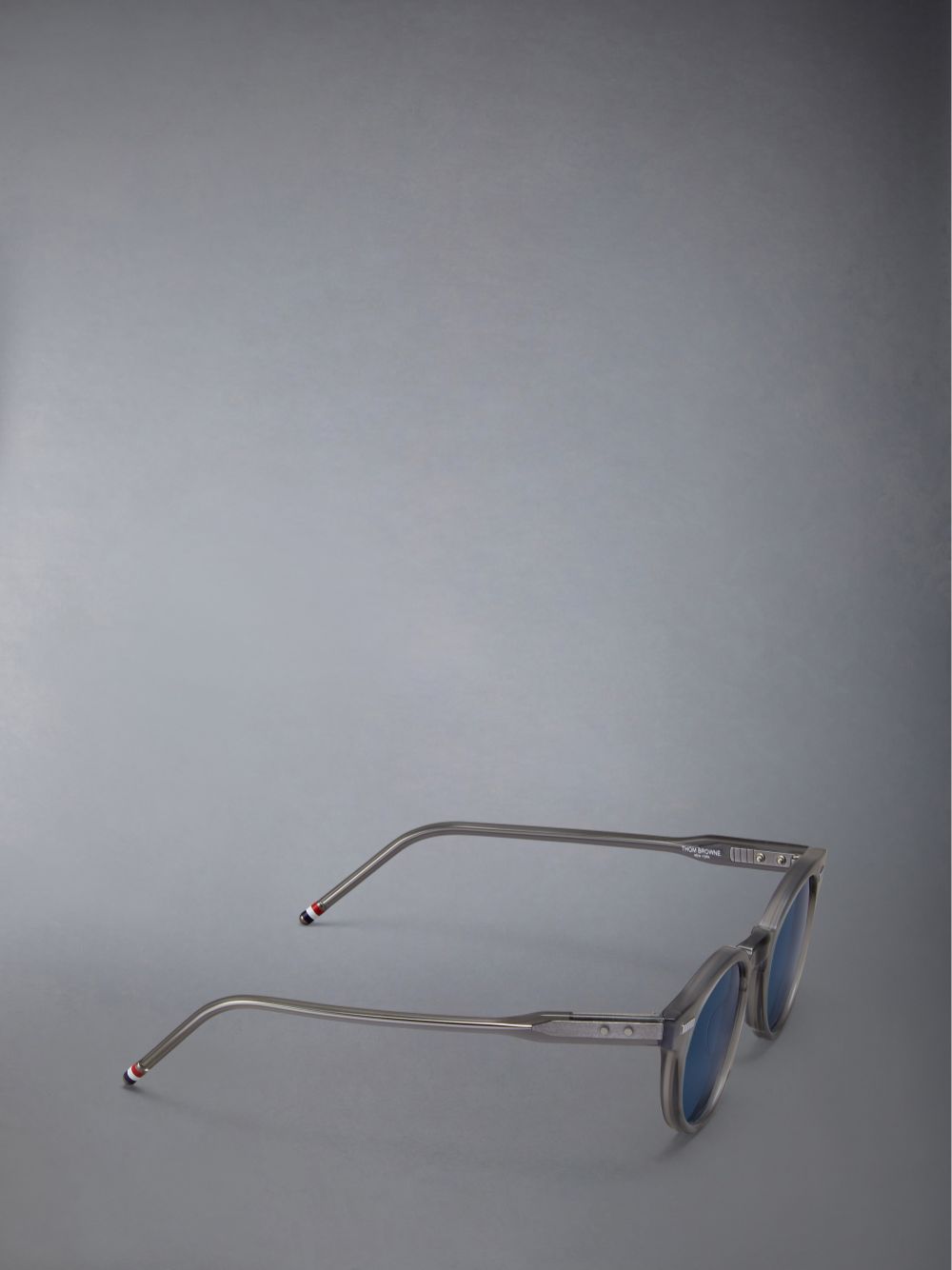 Thom Browne Acetate Round Sonnenbrille Damen Grau | IJO15D67369