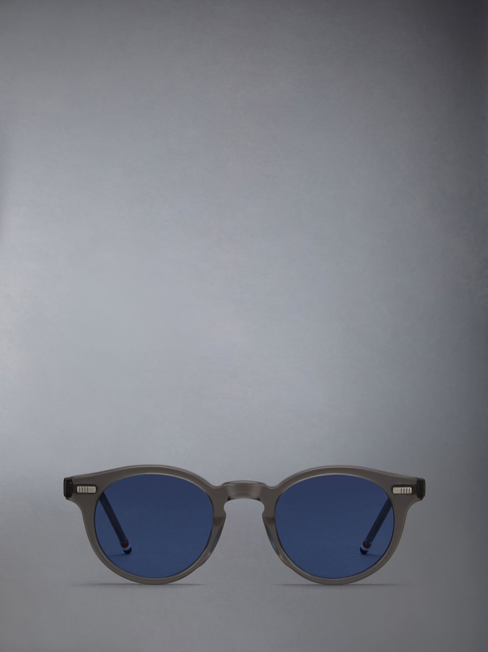 Thom Browne Acetate Round Sonnenbrille Damen Grau | IJO15D67369