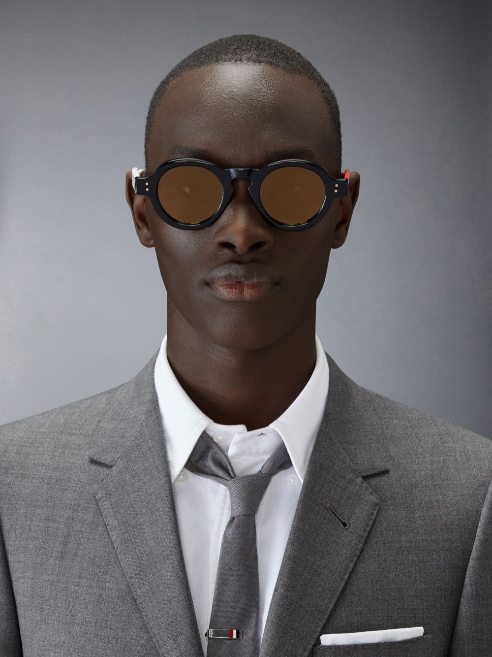 Thom Browne Acetate Round Sonnenbrille Damen Blau | XAJ51F74699