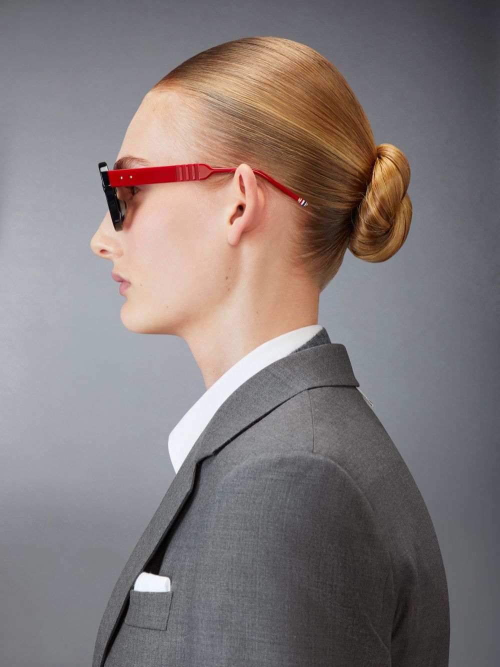 Thom Browne Acetate Round Sonnenbrille Damen Blau | XAJ51F74699