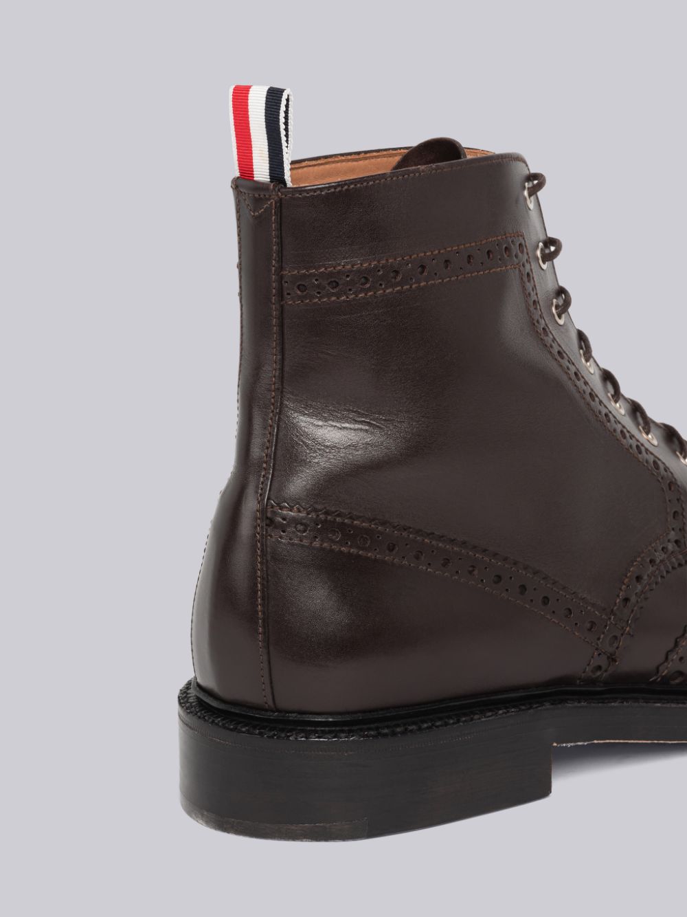 Thom Browne Box Calf Classic Wingtip Stiefel Herren Braun | WTH19C32823