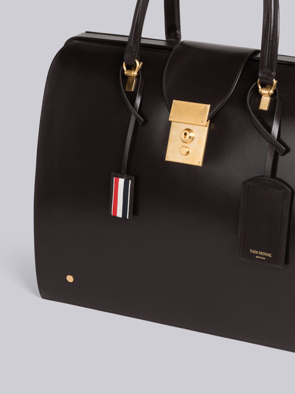 Thom Browne Box Calf Leather Mr. Schulranzen Herren Braun | FIG15G96344