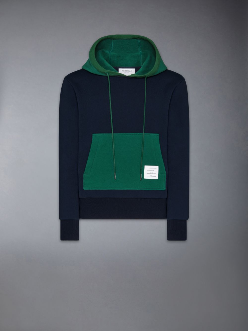Thom Browne Brushed Color Blocked Hoodie Pullover Herren Blau | BTP47E75876