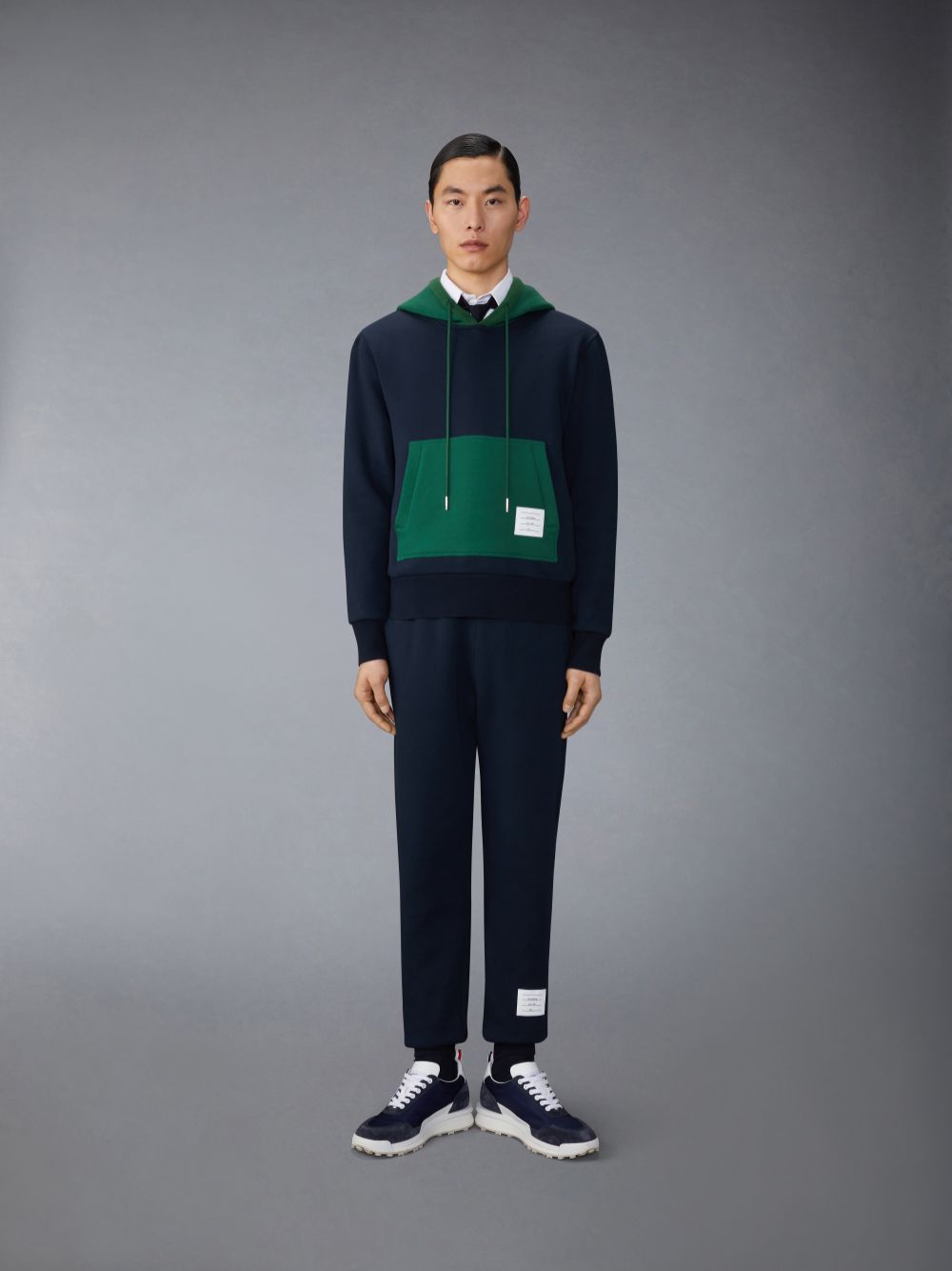 Thom Browne Brushed Color Blocked Jogginghose Herren Blau | KZY95I40173
