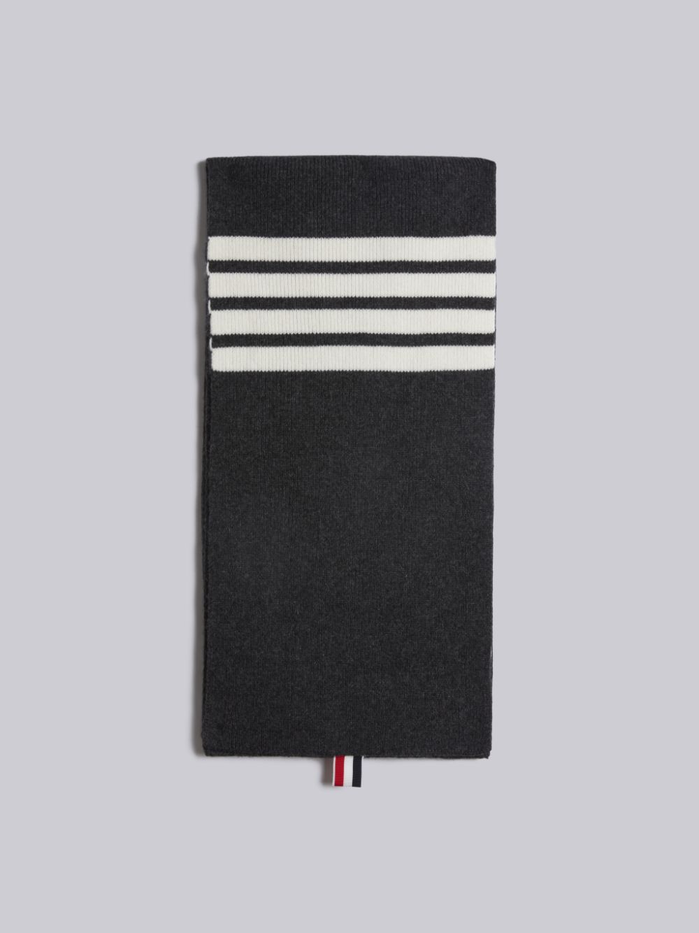 Thom Browne CASHMERE RIB 4-BAR Schal Herren Grau | FWG42S68188