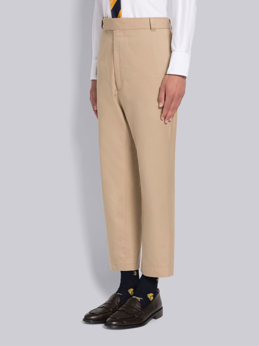Thom Browne COTTON TWILL DOUBLE WELT POCKET STRAIGHT LEG Hose Herren Braun | IPB03V34592