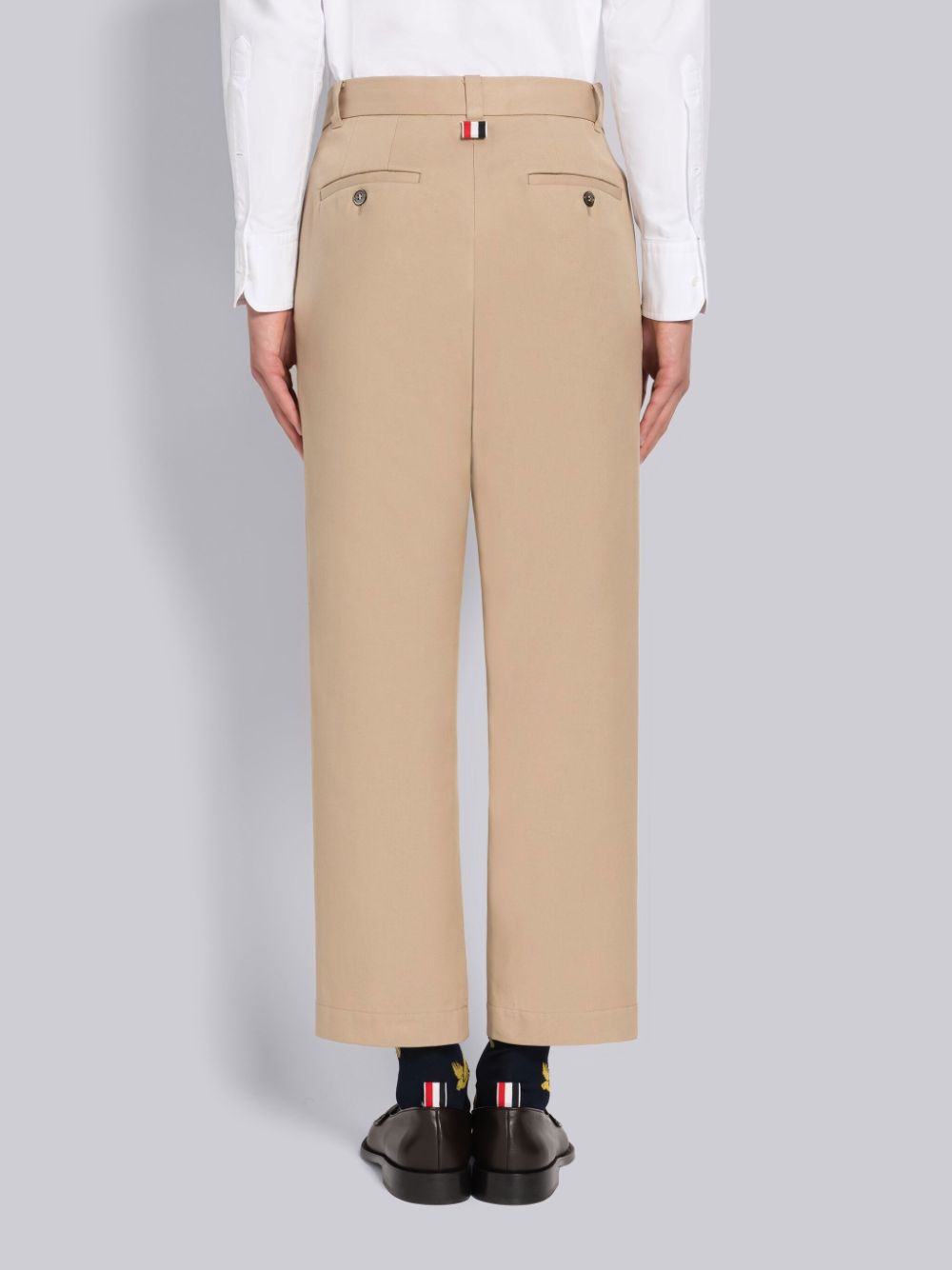 Thom Browne COTTON TWILL DOUBLE WELT POCKET STRAIGHT LEG Hose Herren Braun | IPB03V34592
