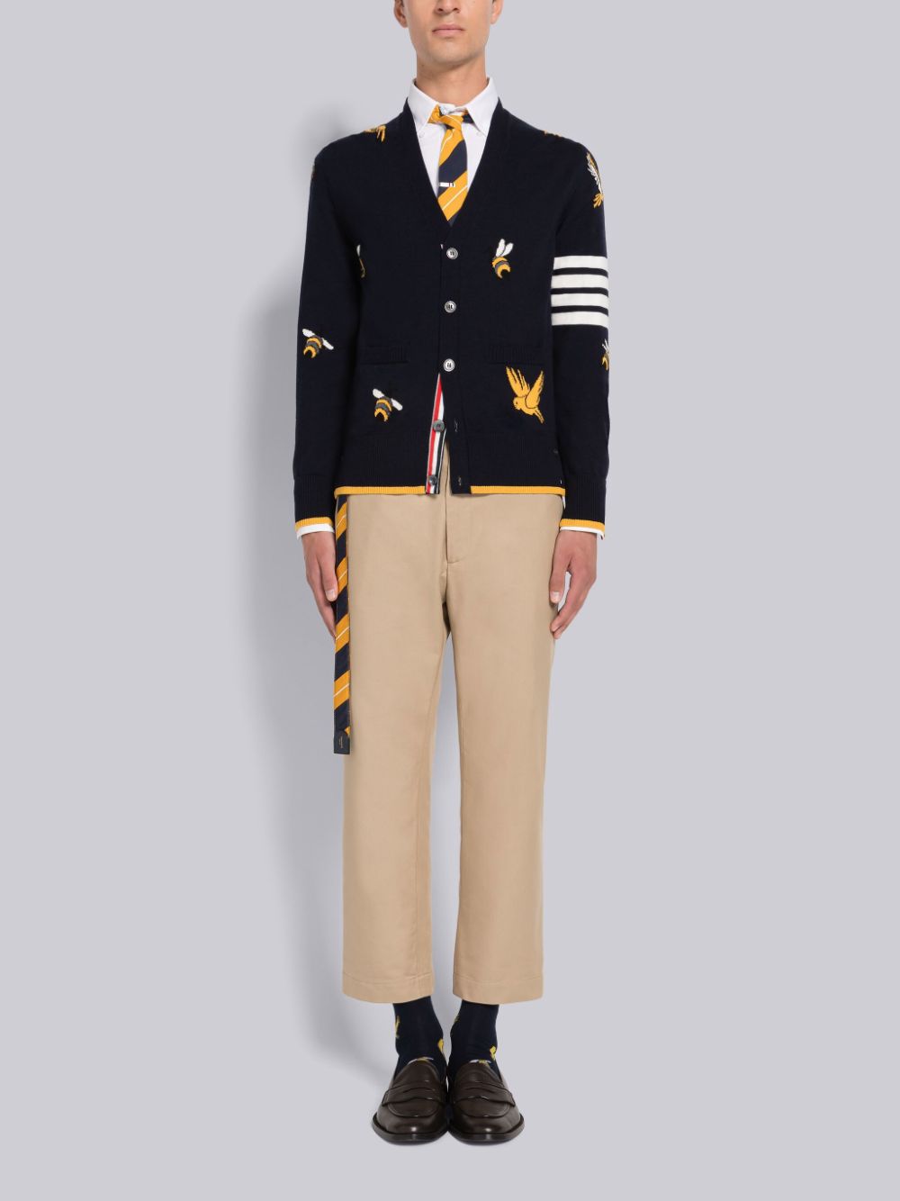 Thom Browne COTTON TWILL DOUBLE WELT POCKET STRAIGHT LEG Hose Herren Braun | IPB03V34592
