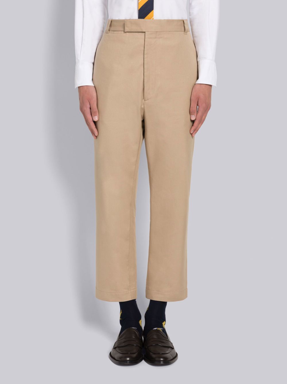 Thom Browne COTTON TWILL DOUBLE WELT POCKET STRAIGHT LEG Hose Herren Braun | IPB03V34592