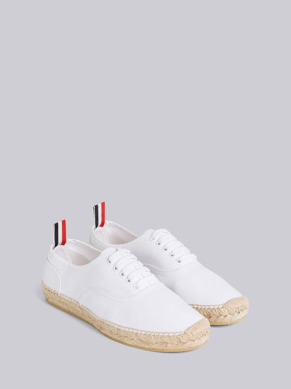 Thom Browne Canvas Espadrille Heritage Sneakers Damen Weiß | UKM86I77209