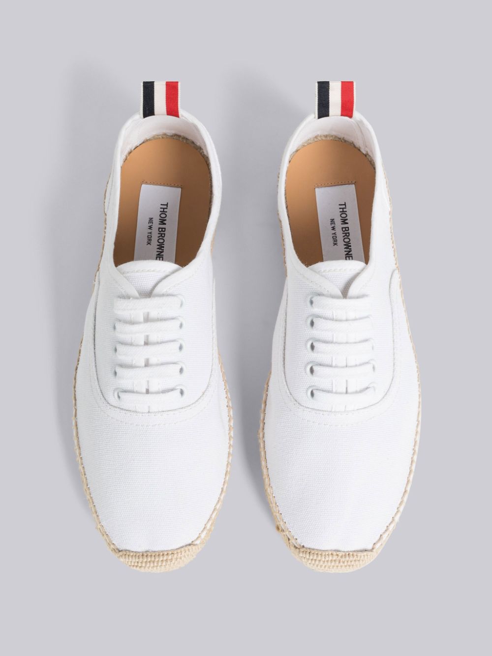 Thom Browne Canvas Espadrille Heritage Sneakers Damen Weiß | UKM86I77209