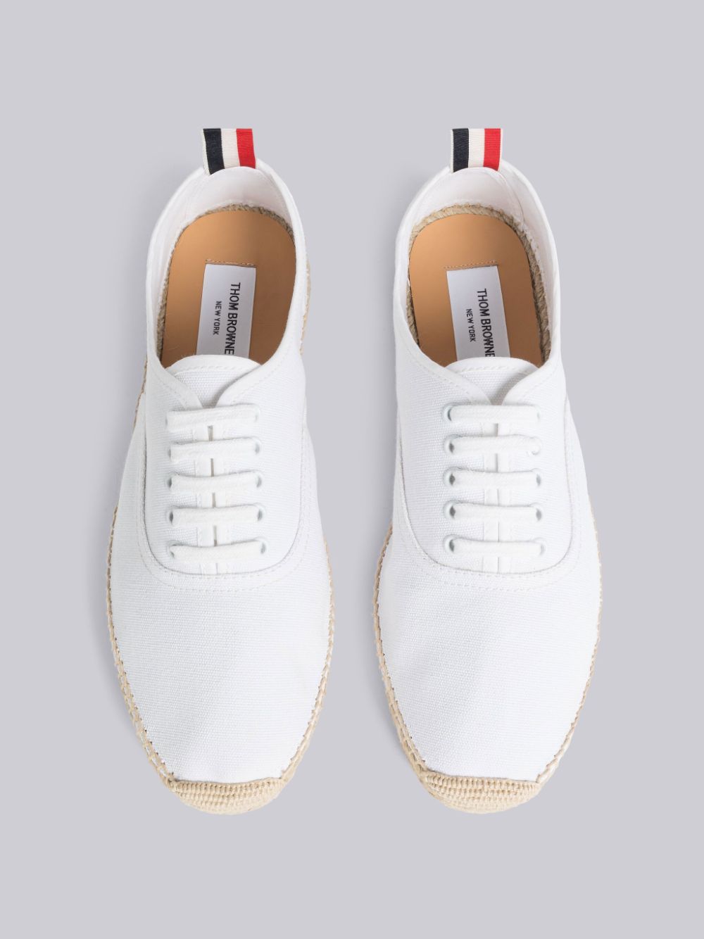 Thom Browne Canvas Espadrille Heritage Sneakers Herren Weiß | SSD09E13595