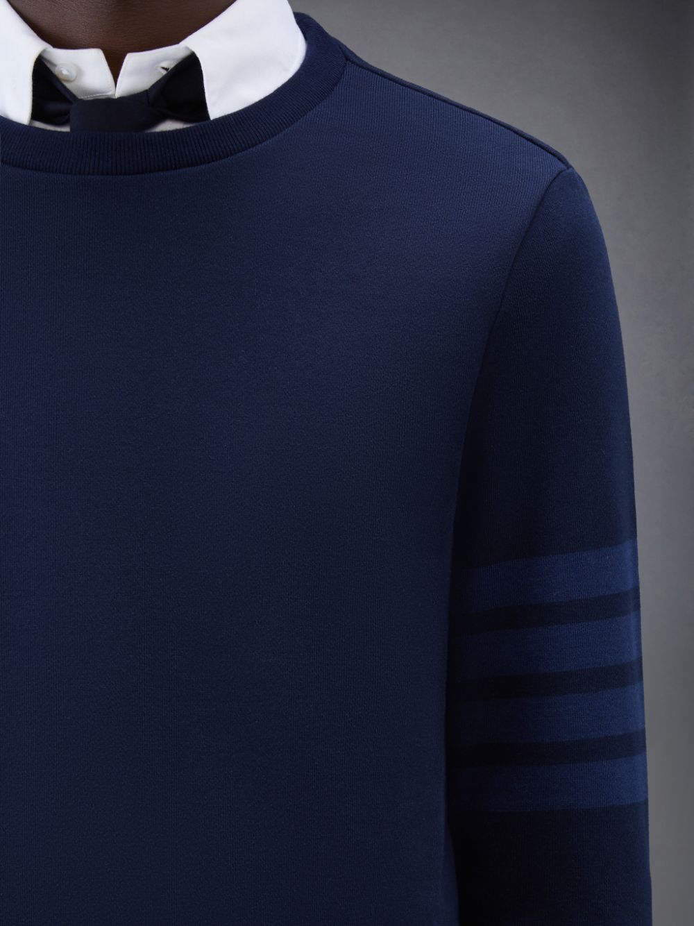 Thom Browne Classic Loopback 4-Bar Relaxed Sweatshirts Herren Blau | ZSO84C46075
