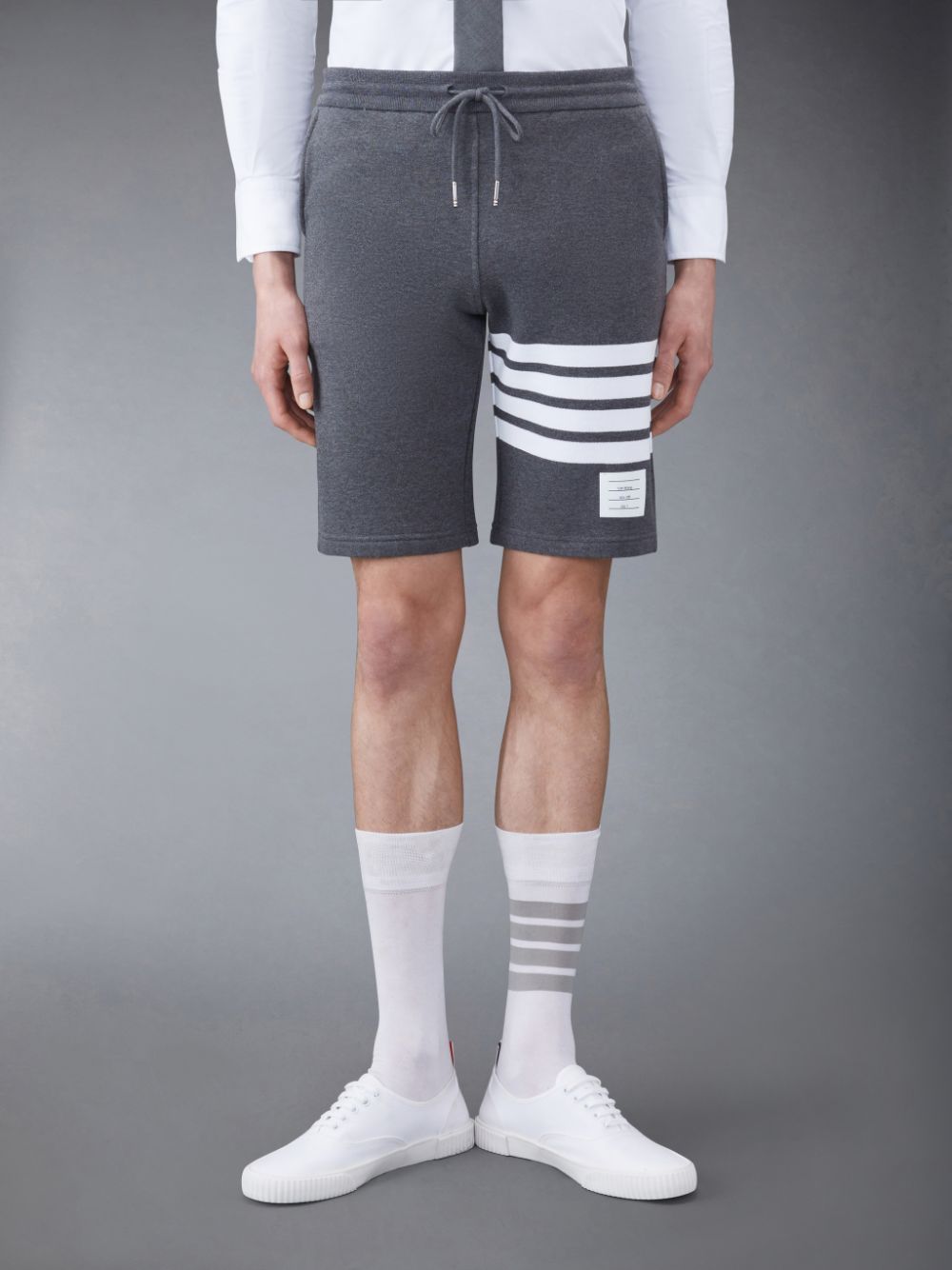Thom Browne Classic Loopback 4-Bar Sweatshorts Herren Grau | AAQ79F34793