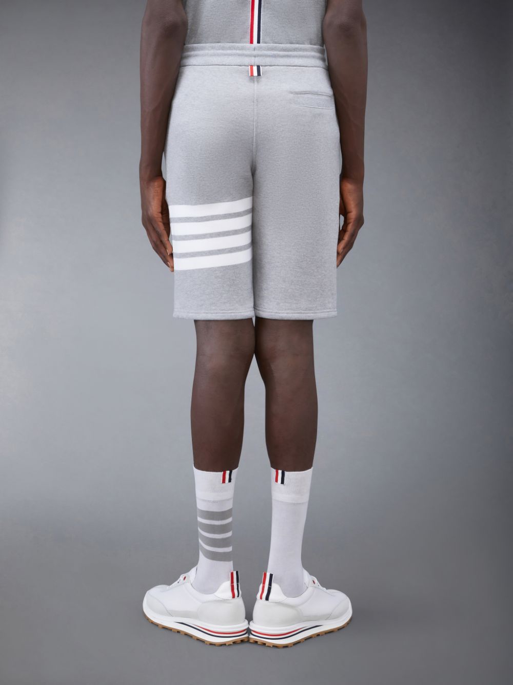 Thom Browne Classic Loopback 4-Bar Sweatshorts Herren Grau | XFJ57F83233