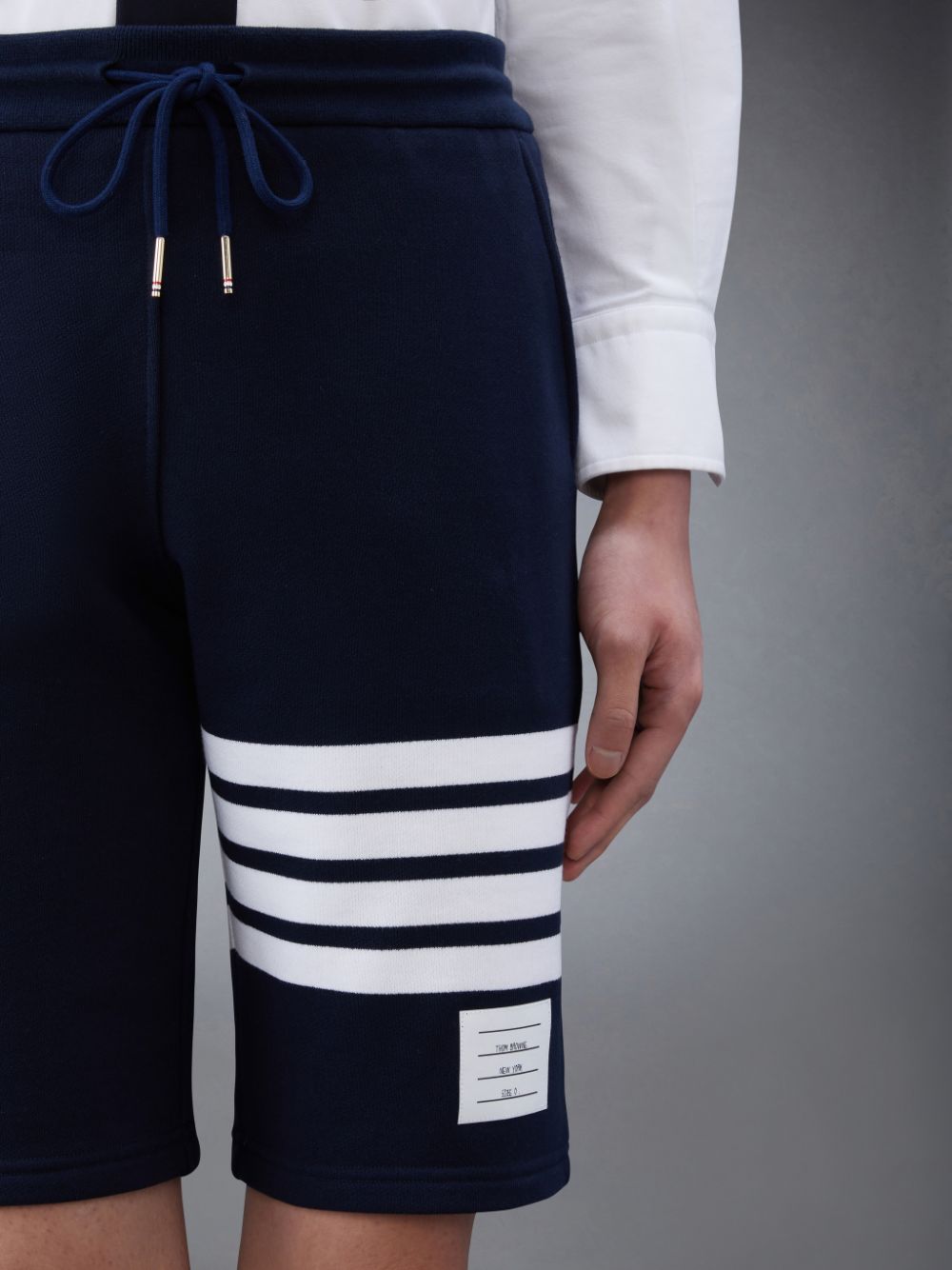 Thom Browne Classic Loopback 4-Bar Sweatshorts Herren Blau | HPP40Q80183
