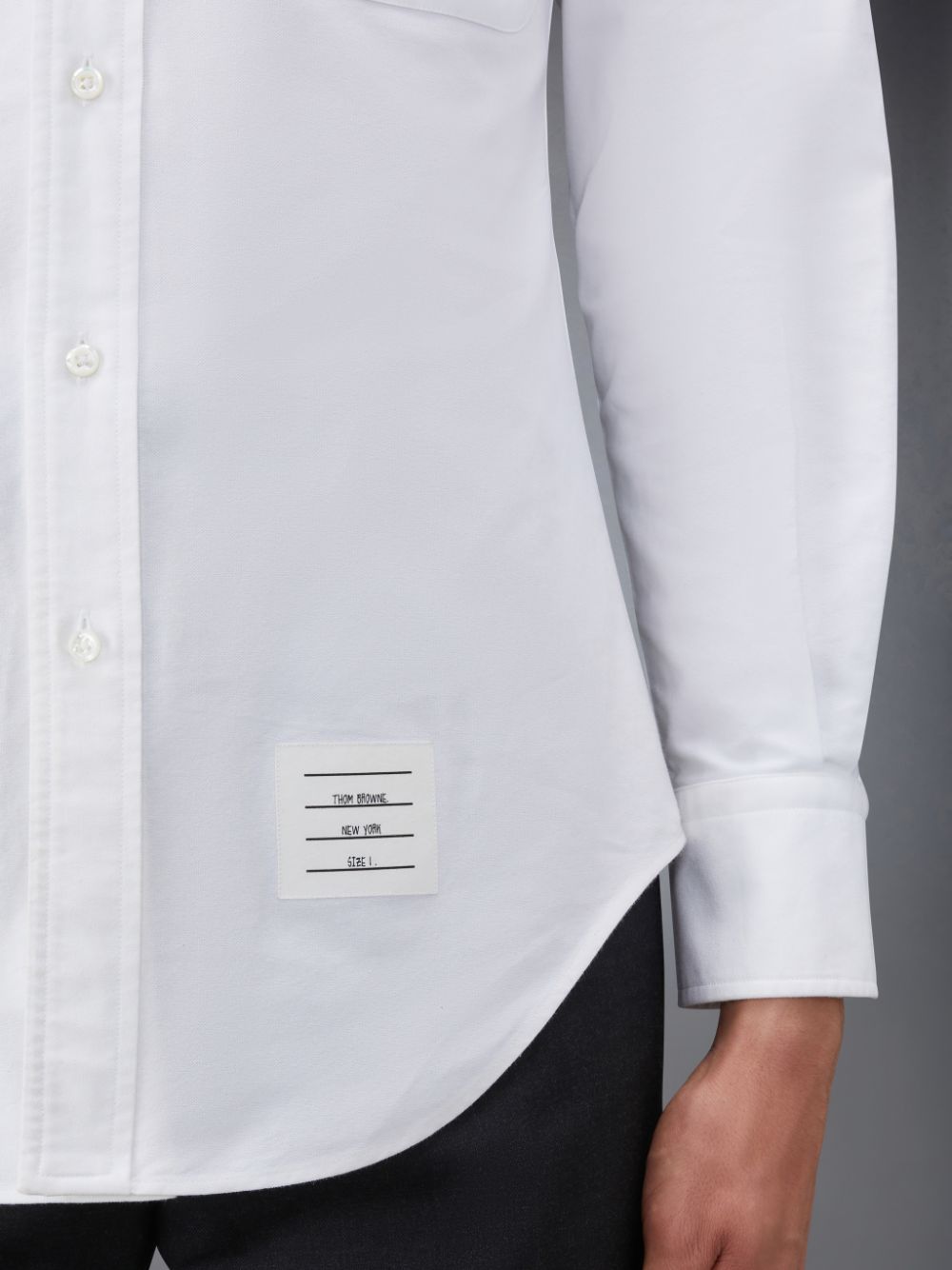 Thom Browne Classic Oxford Button-Down Hemd Herren Weiß | DLN45X25921