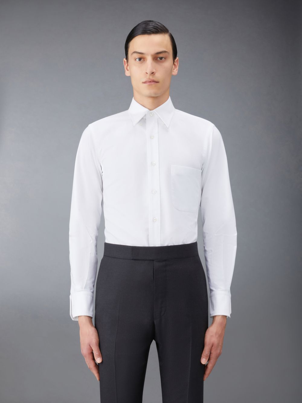 Thom Browne Classic Oxford Button-Down Hemd Herren Weiß | DLN45X25921