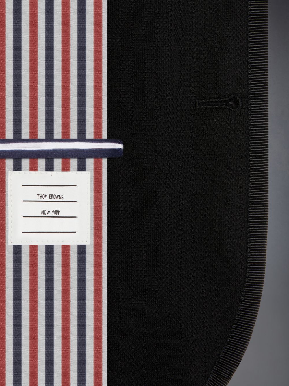 Thom Browne Classic Pique Suiting Tuxedo Jacken Jungen Schwarz | CBP17L55266