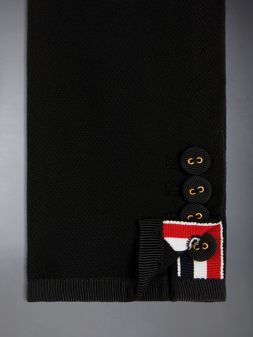 Thom Browne Classic Pique Suiting Tuxedo Jacken Jungen Schwarz | CBP17L55266
