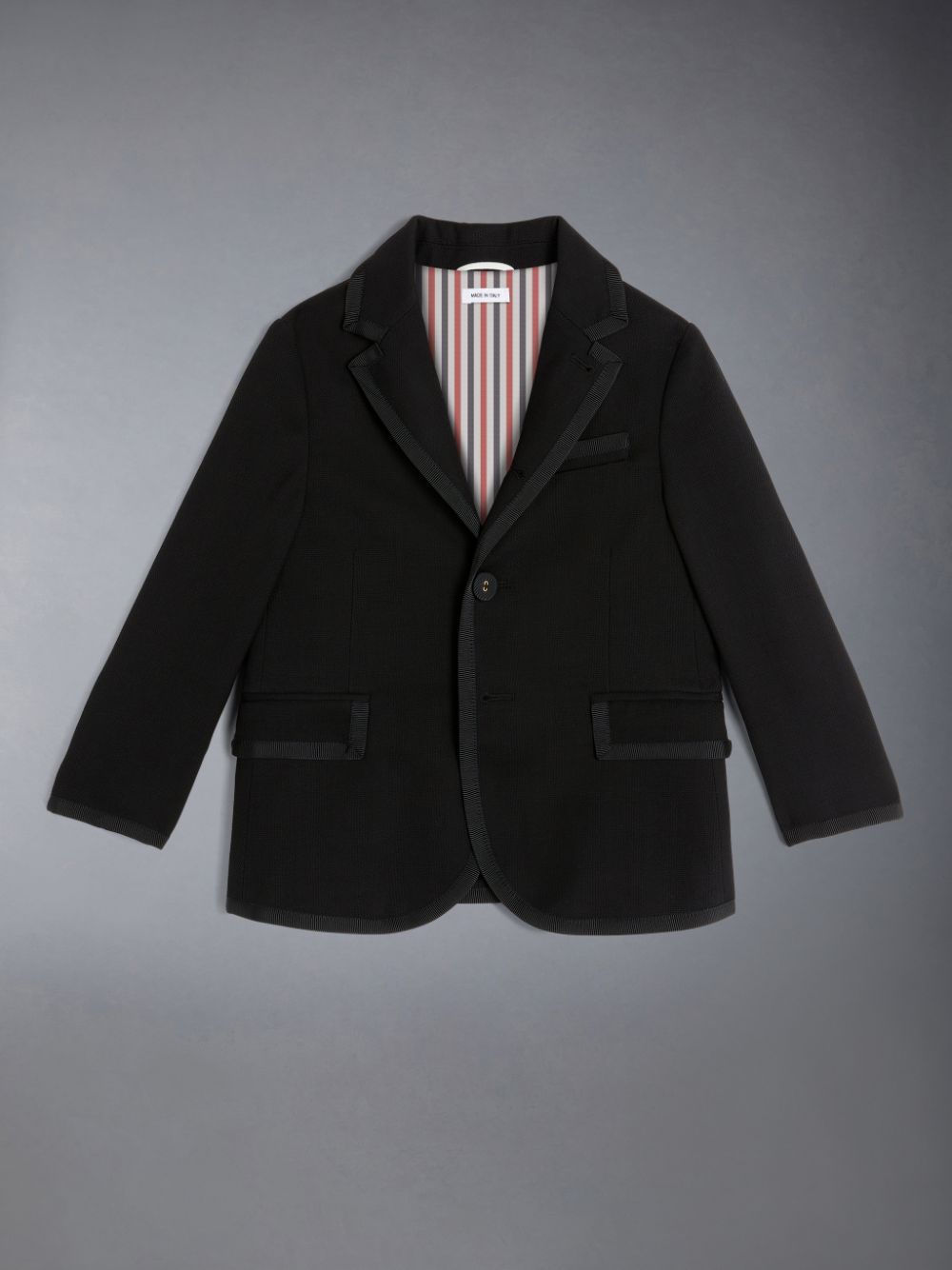 Thom Browne Classic Pique Suiting Tuxedo Jacken Jungen Schwarz | CBP17L55266
