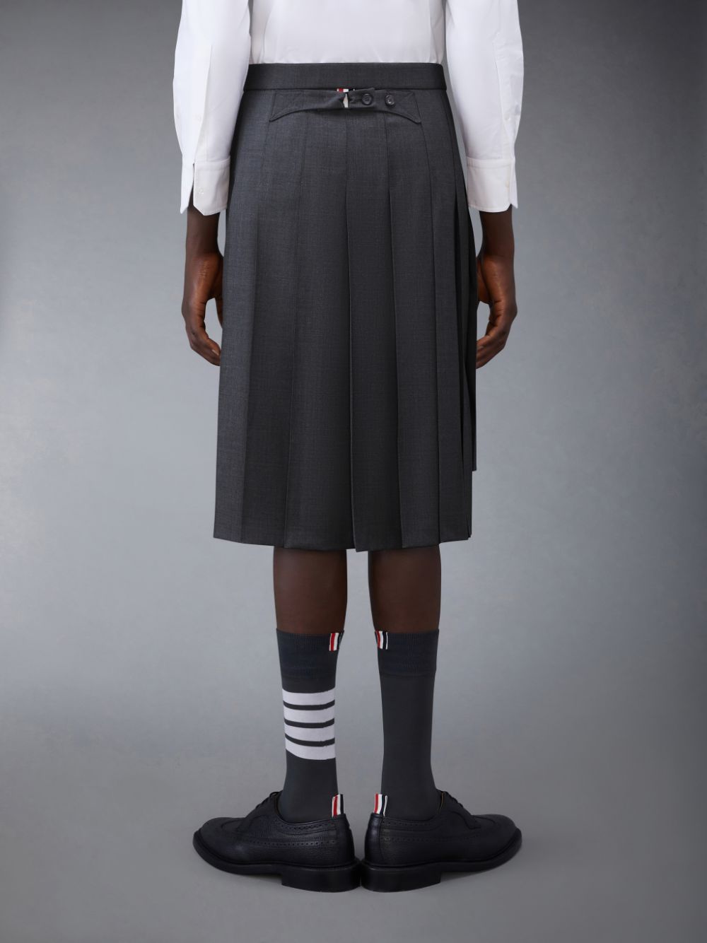Thom Browne Classic Twill Pleated Röcke Herren Grau | TMR49C33451