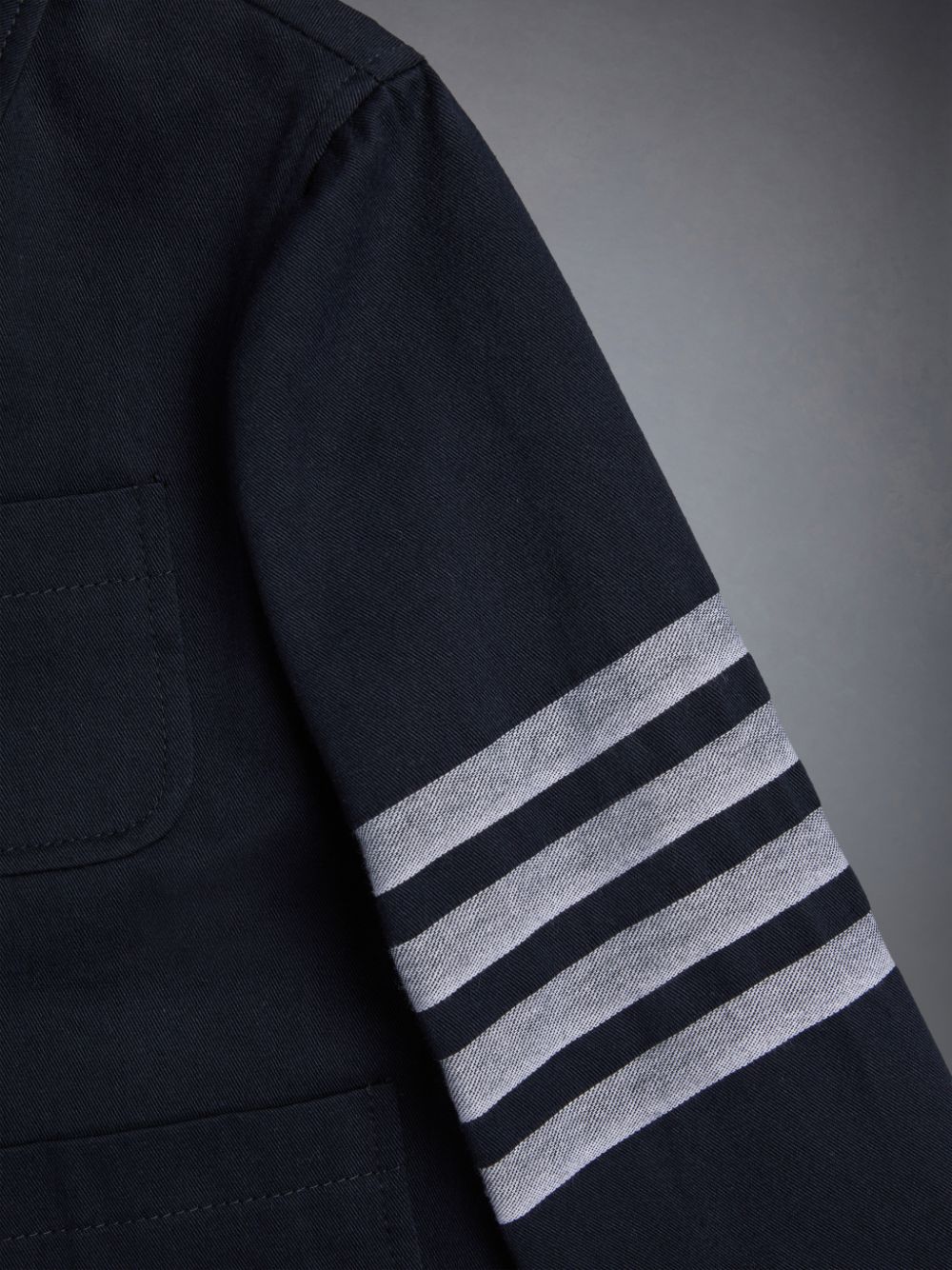 Thom Browne Cotton 4-Bar Jacken Jungen Blau | ISW65N86017