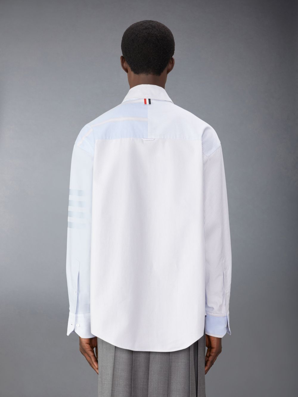 Thom Browne Cotton 4-Bar Oversized Hemd Herren Blau | REU71G40226