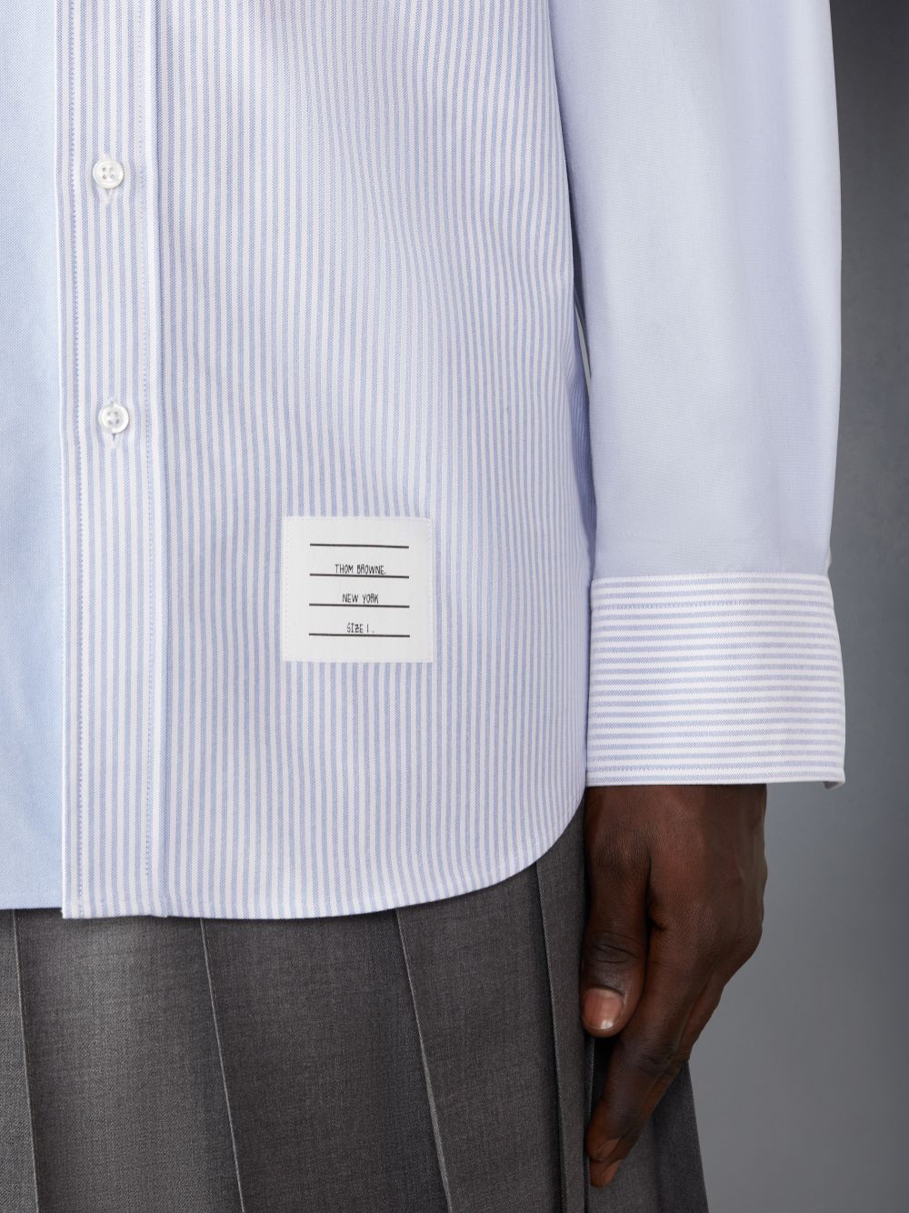 Thom Browne Cotton 4-Bar Oversized Hemd Herren Blau | REU71G40226