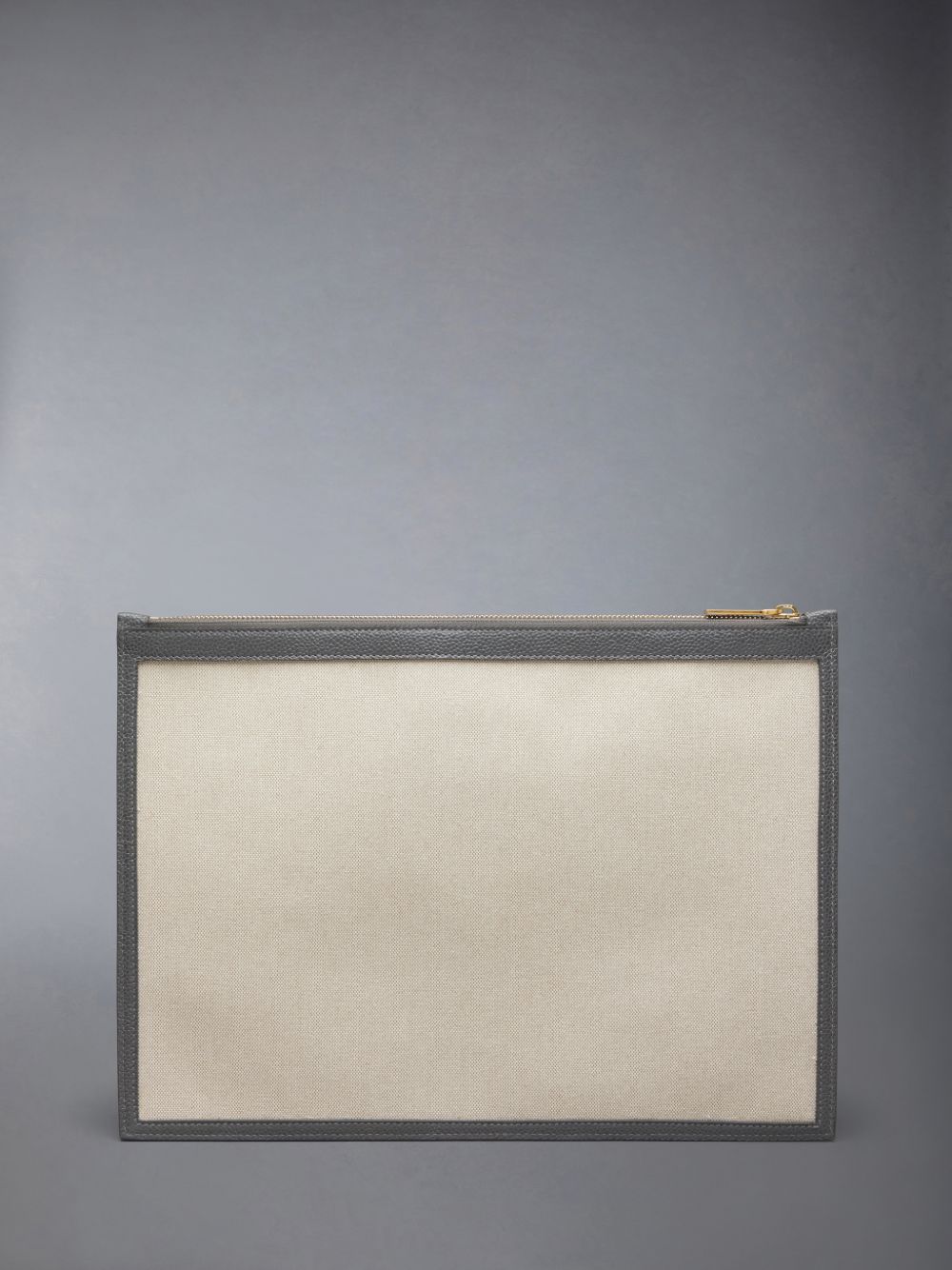Thom Browne Cotton Canvas Medium Unterarmtasche-Taschen Herren Beige | RPJ03B27024