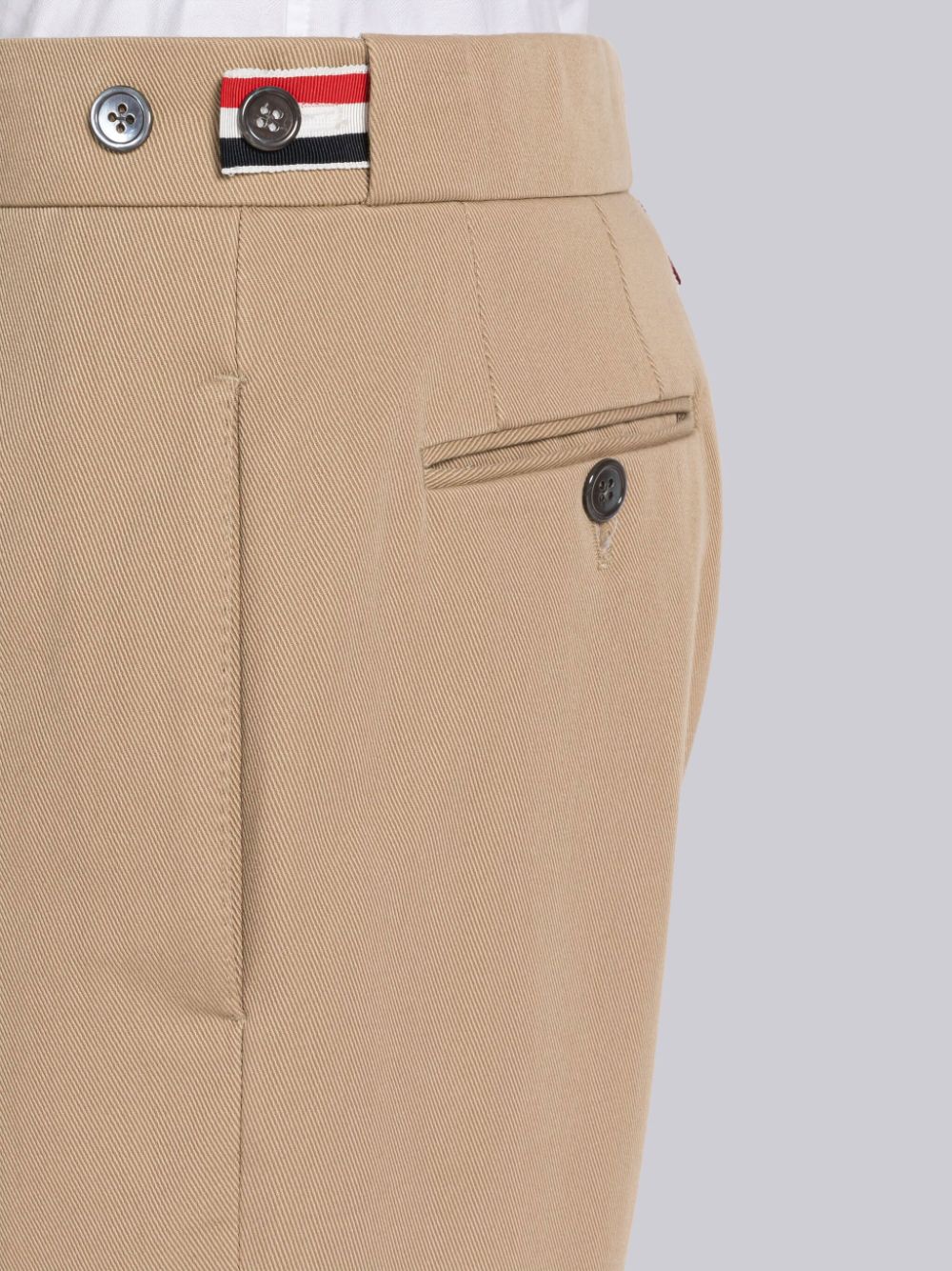 Thom Browne Cotton Gabardine Low Rise Slim Hose Damen Braun | SVB60N43428