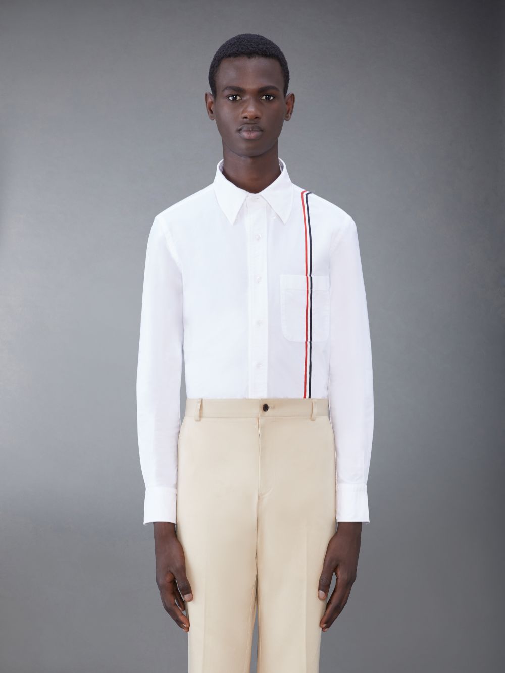 Thom Browne Cotton Oxford Hemd Herren Weiß | DKD88O13765