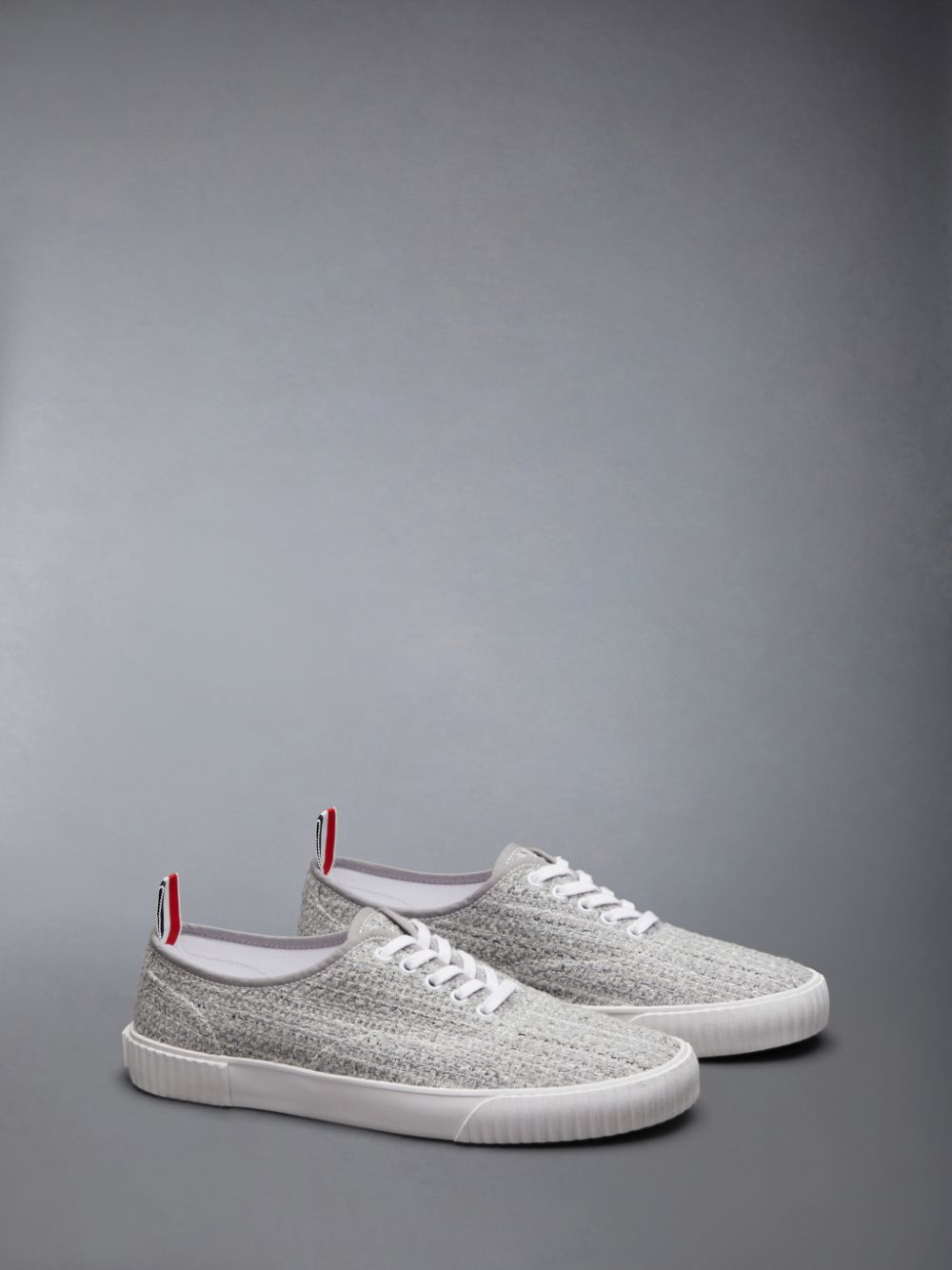 Thom Browne Cotton Tweed Heritage Sneakers Herren Grau | UCD96Y76930