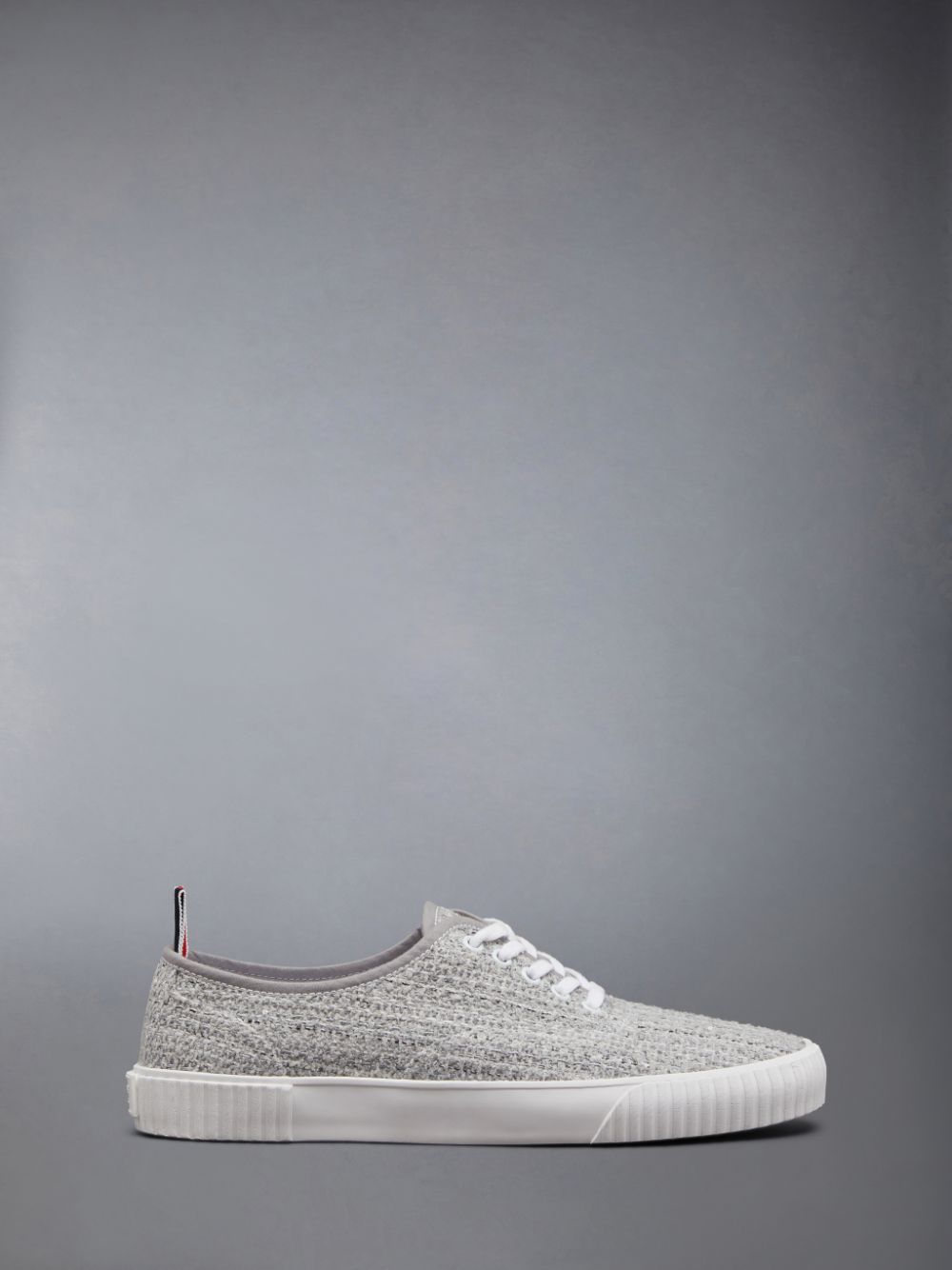 Thom Browne Cotton Tweed Heritage Sneakers Herren Grau | UCD96Y76930