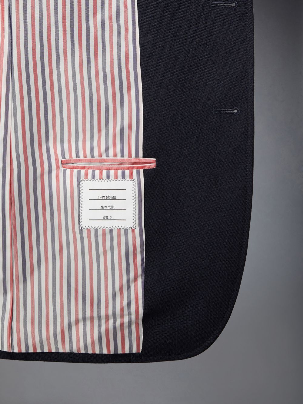 Thom Browne Crispy Wool Unstructured Sack Sport Mäntel Herren Blau | HIC54A74146