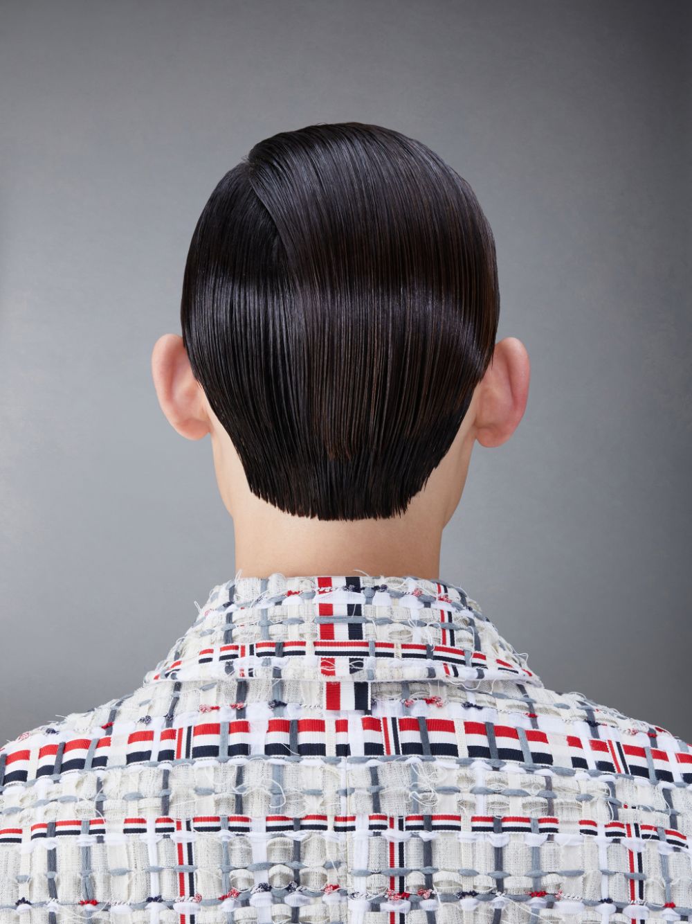 Thom Browne Deconstructed Tweed Relaxed Bal Collar Mäntel Herren Beige | OTG51C51483