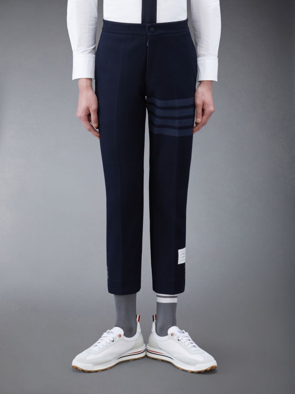 Thom Browne Double Face Tech Twill Slim Hose Herren Blau | CNT23B05293