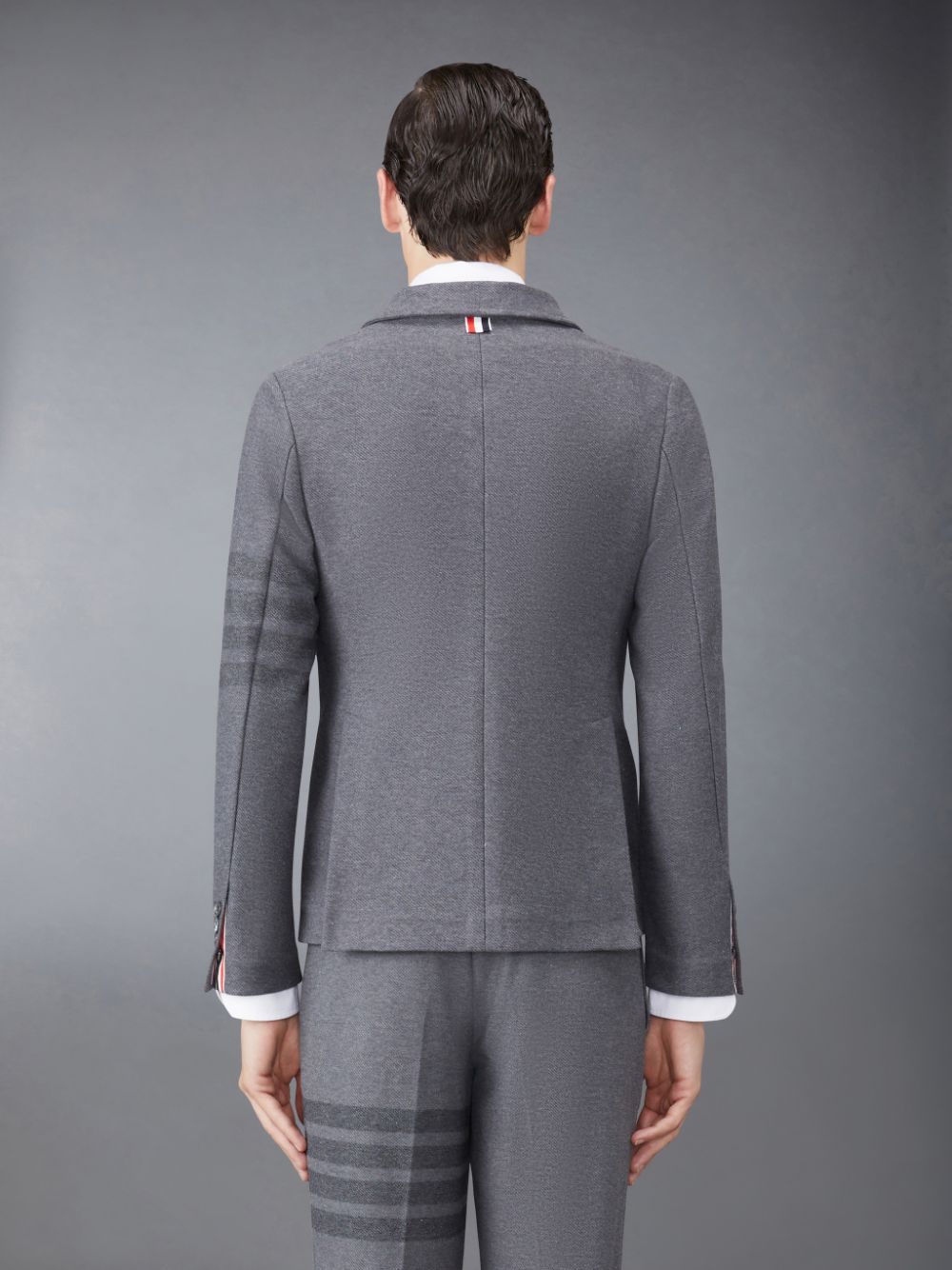 Thom Browne Double Face Tech Twill Sport Mäntel Herren Grau | HRI62L42736