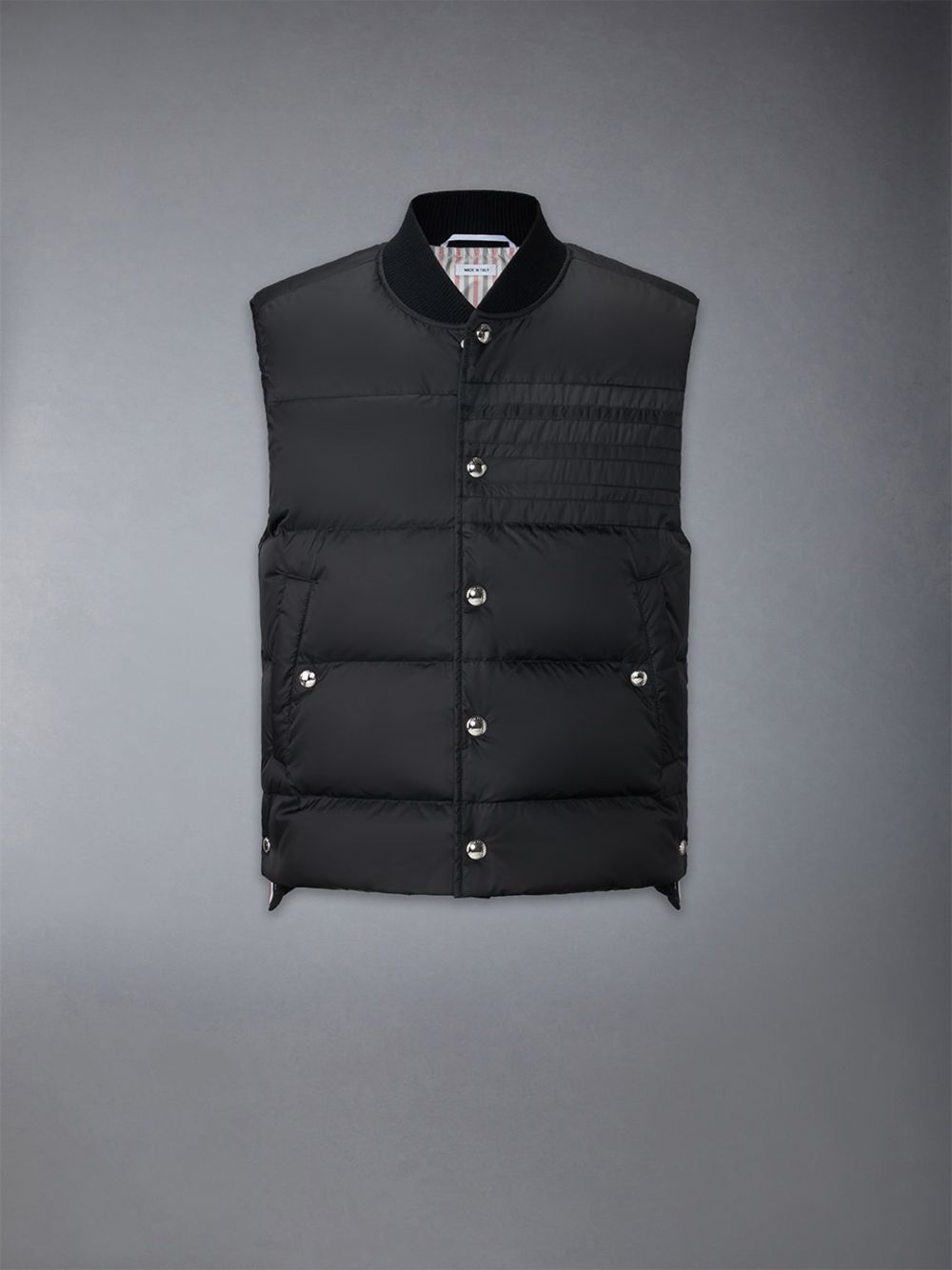 Thom Browne Downfilled 4-bar Ski Weste Herren Schwarz | SXO51F87893