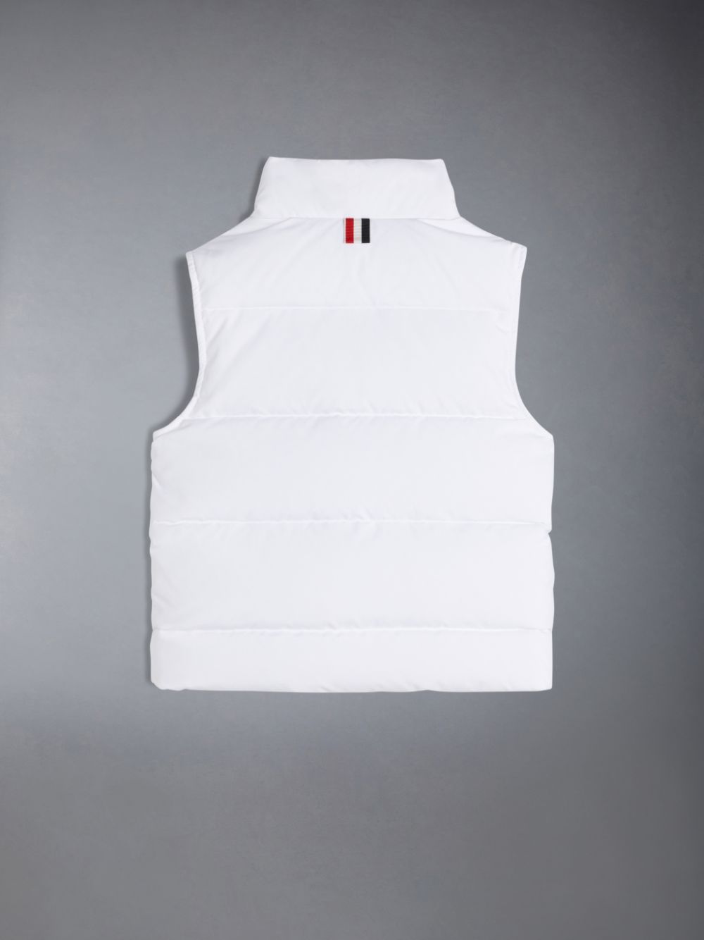 Thom Browne Downfilled Ripstop 4-Bar Weste Jungen Weiß | APE26C64201